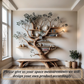 Tree Shaped Bench, Unique Garden Furniture, Outdoor Decor, Tree Design Bench, Patio Seating, Rustic Yard Decor Indoor outdoor