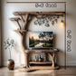 Classic style TV shelf, tree shaped TV shelf, living room decoration shelf