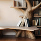 Tree Branch Shelf, Artistic Display Shelf, Natural Wall Furniture, Wooden Branch Shelf, Home Decoration library bookshelf