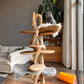 Wooden Cat Tree – Handmade Natural Branch Cat Tower – Indoor Cat Shelf Furniture – Unique Pet Tree for Living Room Decor