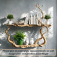 Driftwood bookshelf,wall-mounted,personal tree branch shelf ,children's bookshelf,library bookshelf Home Decor Living room decor 46"H × 42"W